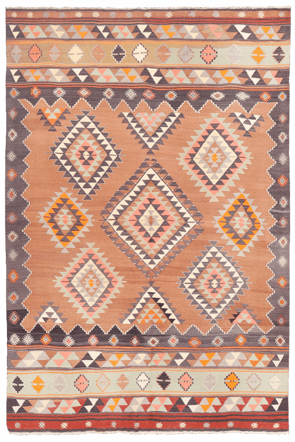 Kilim vintage de Dursunbey, Turquía. 245x170 cms - Imagen 3