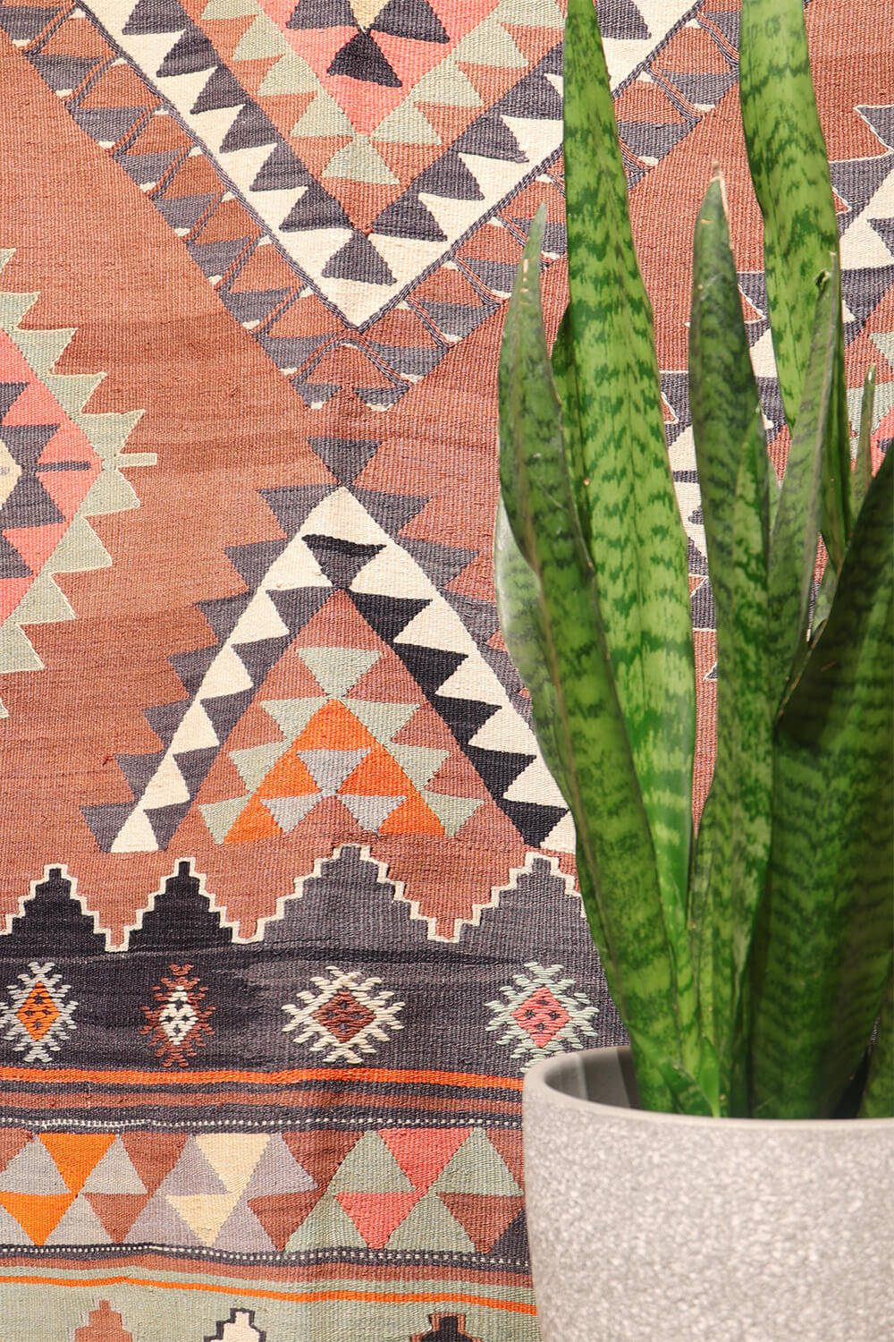 Kilim vintage de Dursunbey, Turquía. 245x170 cms - Imagen 4