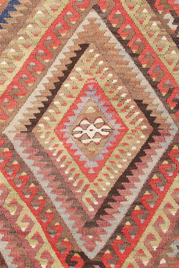 kilim semi-antiguo de Fetiyeh, Turquía. 251x160 cms - Imagen 4