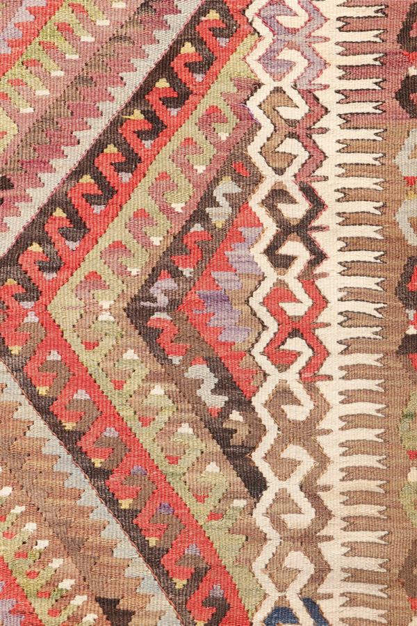 kilim semi-antiguo de Fetiyeh, Turquía. 251x160 cms - Imagen 5