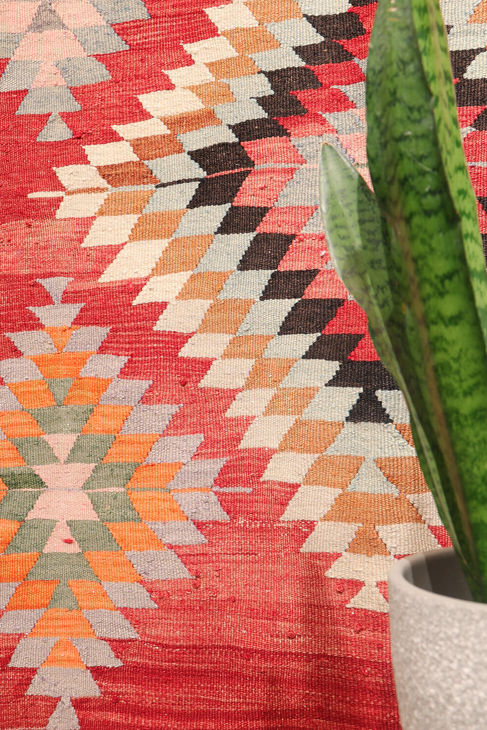 Kilim vintage de Koprubasi, Turquía. 240x180 cms - Imagen 3