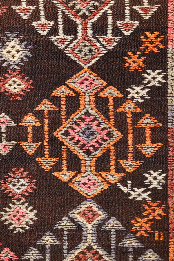 Vintage Canakkale kilim from Turkey. 252x165 cms - Image 6