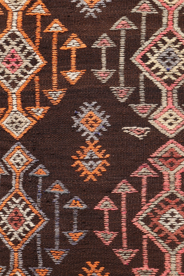Vintage Canakkale kilim from Turkey. 252x165 cms - Image 7
