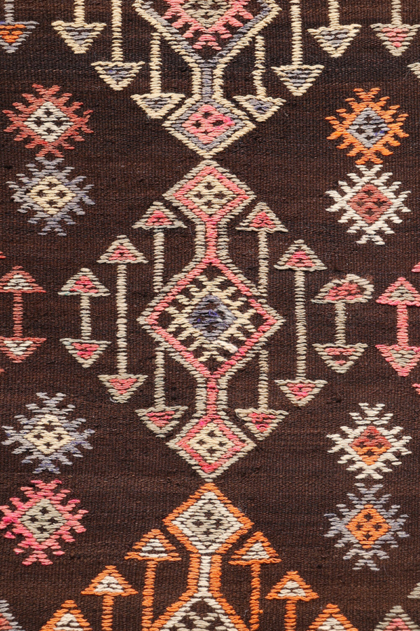 Vintage Canakkale kilim from Turkey. 252x165 cms - Image 8