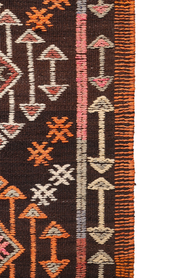 Vintage Canakkale kilim from Turkey. 252x165 cms - Image 9