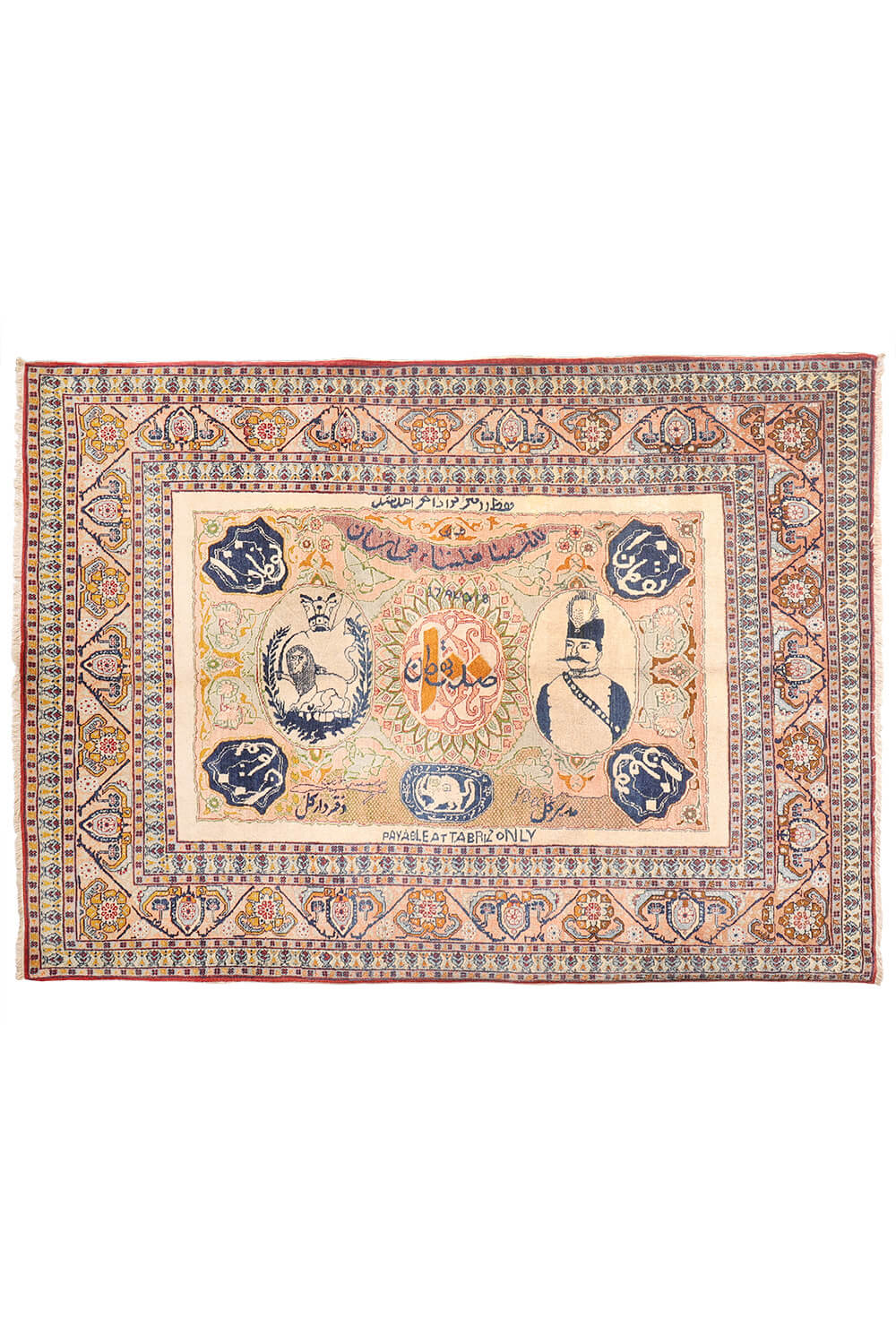 Antique Tabriz rug from Iran. 185x134 cms - Image 2