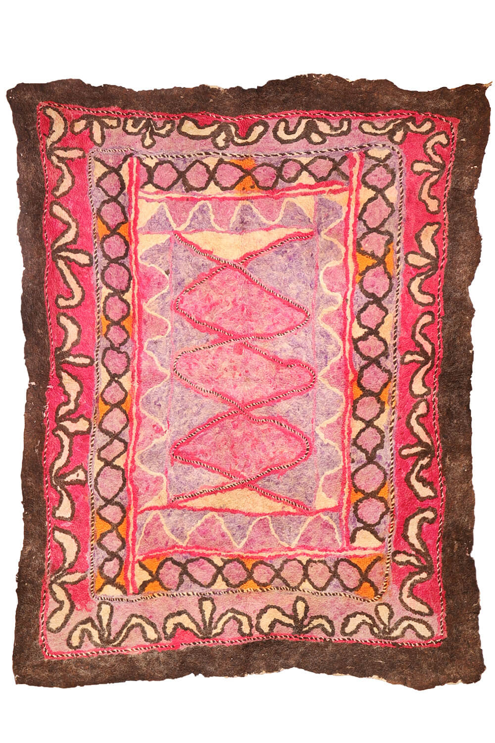 Fieltro o namad vintage Baluch, Afganistán. 252x200 cms - Imagen 2