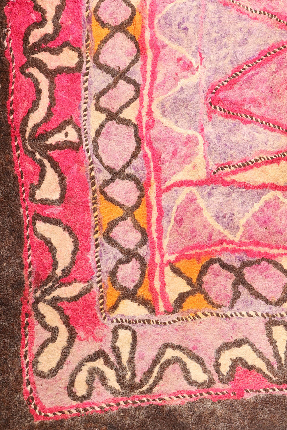 Fieltro o namad vintage Baluch, Afganistán. 252x200 cms - Imagen 4