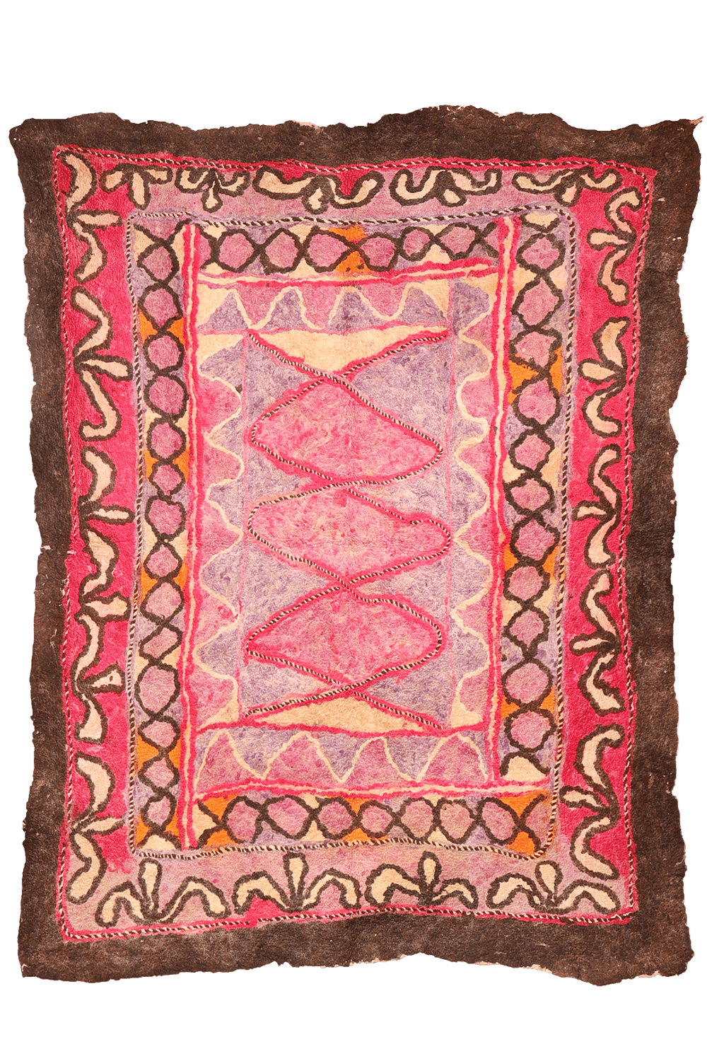 Fieltro o namad vintage Baluch, Afganistán. 252x200 cms - Imagen 7