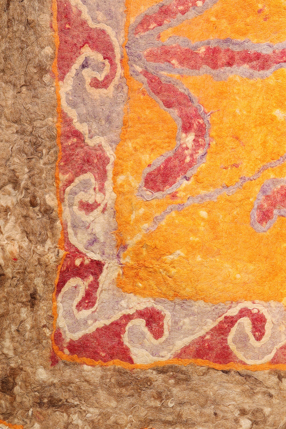 Fieltro o namad vintage Yaqub Khani Baluch, Afganistán. 240x185 cms - Imagen 5