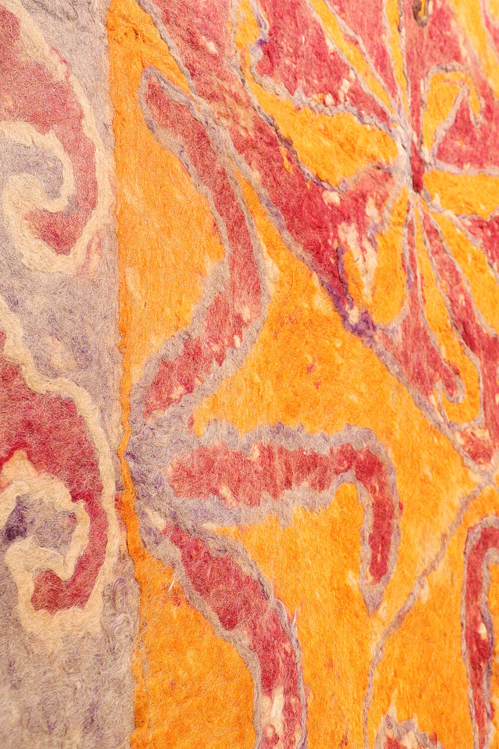 Fieltro o namad vintage Yaqub Khani Baluch, Afganistán. 240x185 cms - Imagen 6