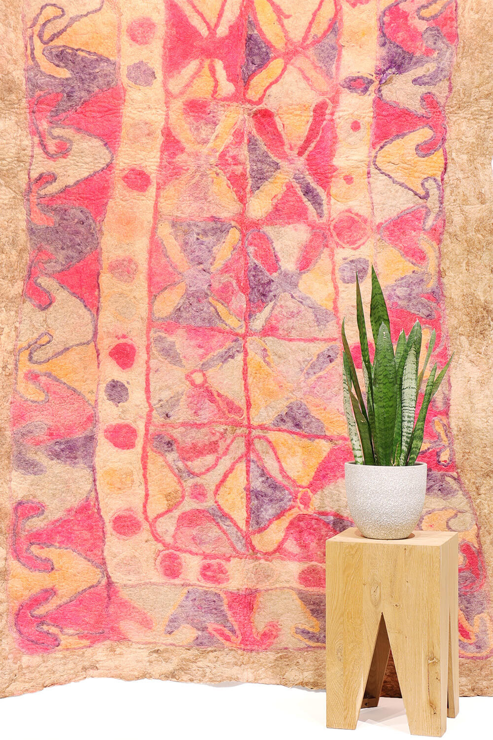 Fieltro o namad vintage, Irak. 282x153 cms