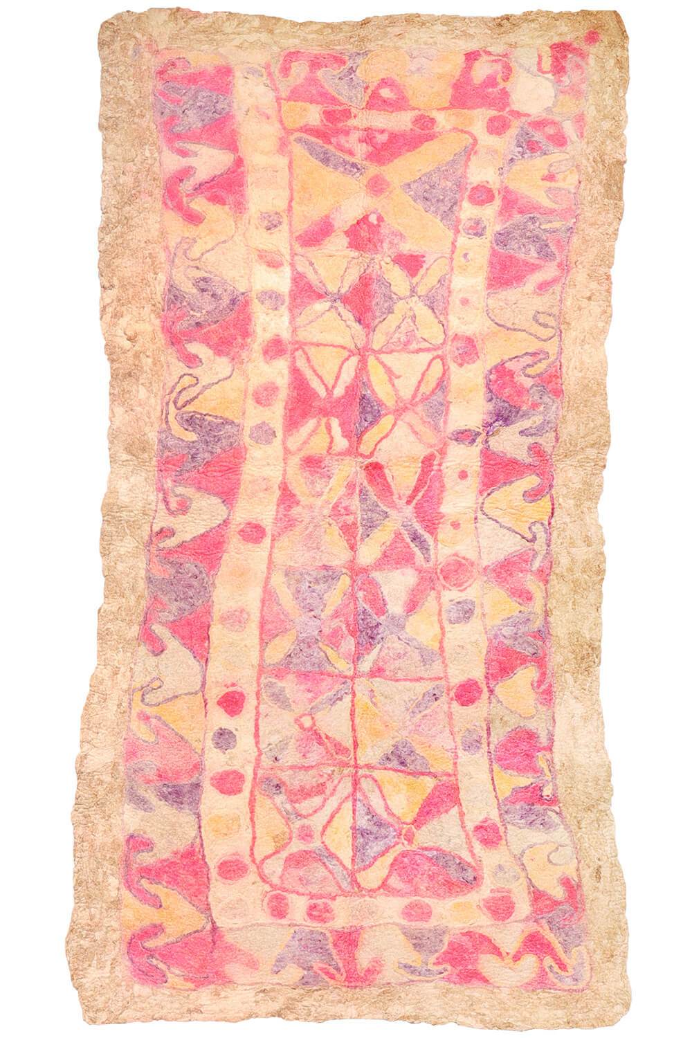 Fieltro o namad vintage, Irak. 282x153 cms - Imagen 2