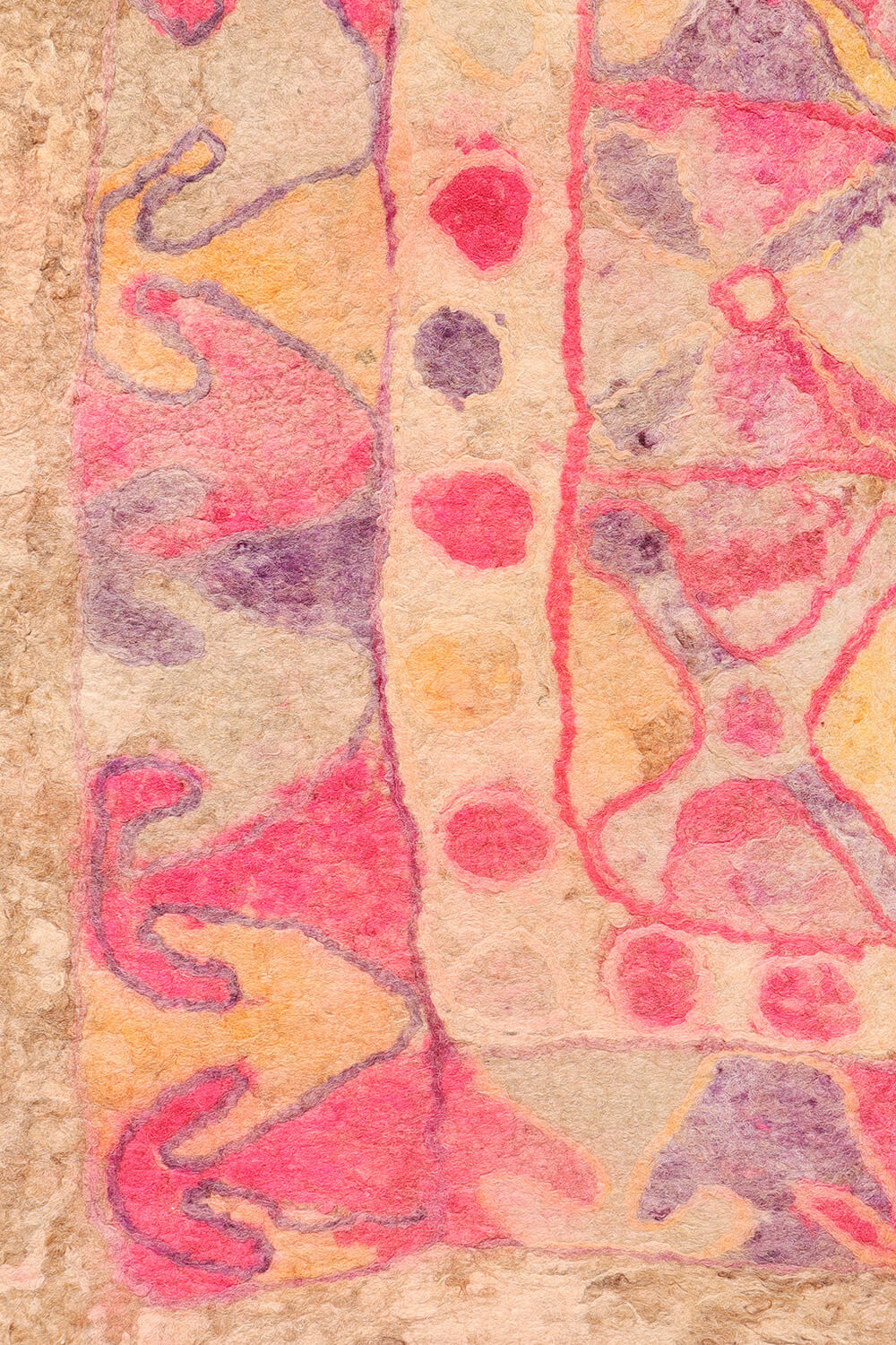 Fieltro o namad vintage, Irak. 282x153 cms - Imagen 4