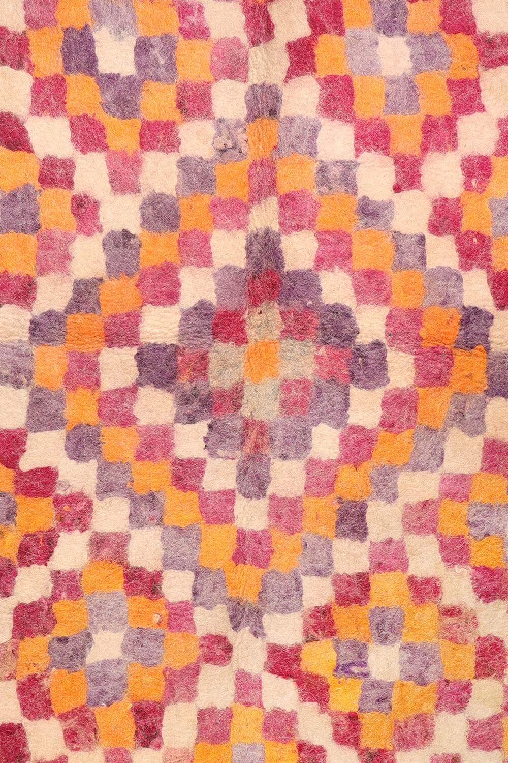 Fieltro semi antiguo Pulikumri uzbeko tartari, Afganistán. 246x161 cms - Imagen 3