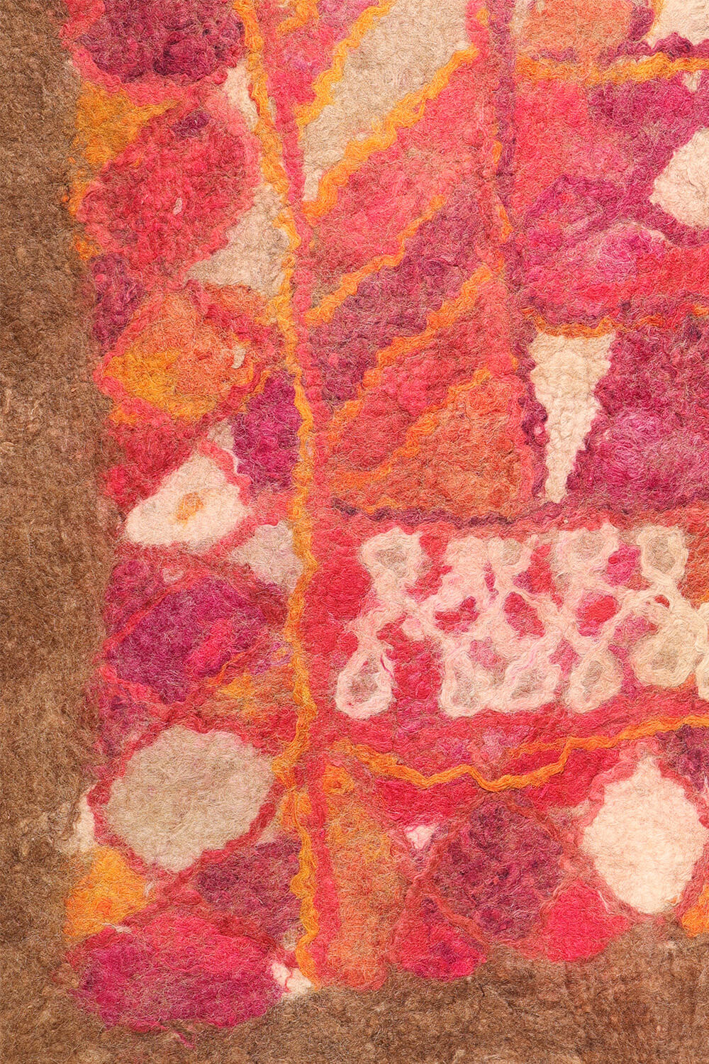 Fieltro o namad vintage Baluch de Adreskand, Afganistán. 255x194 cms - Imagen 4