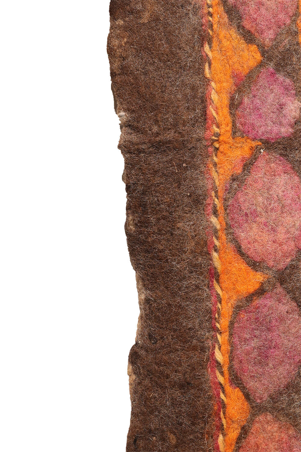 Fieltro o namad vintage Taimani Baluch, Afganistán. 244x177 cms - Imagen 6