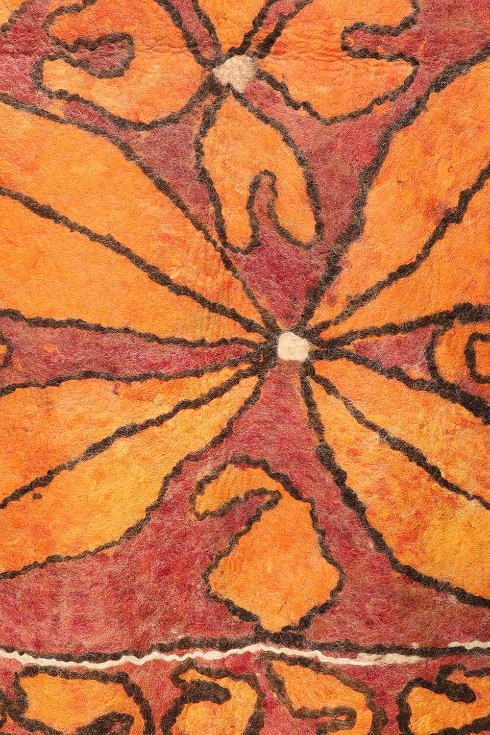 Fieltro o namad vintage Yaqub Khani Baluch, Afganistán. 249x196 cms - Imagen 5