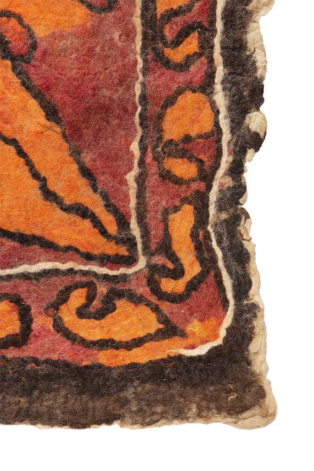 Fieltro o namad vintage Yaqub Khani Baluch, Afganistán. 249x196 cms - Imagen 7