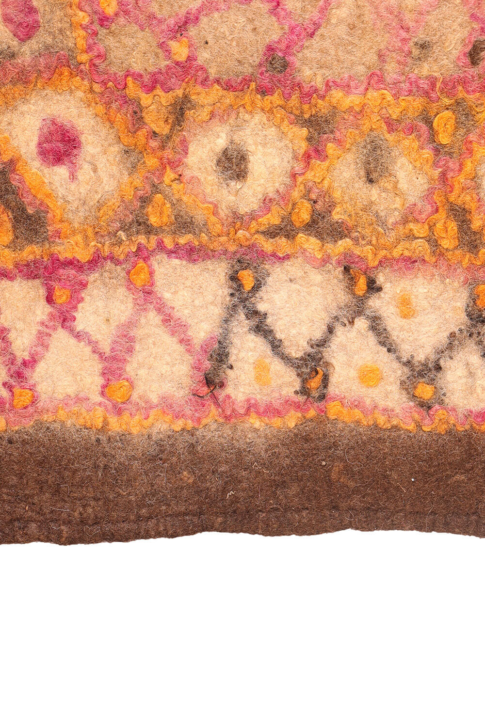 Fieltro o namad vintage Adreskand Baluch, Afganistán. 237x193 cms - Imagen 7