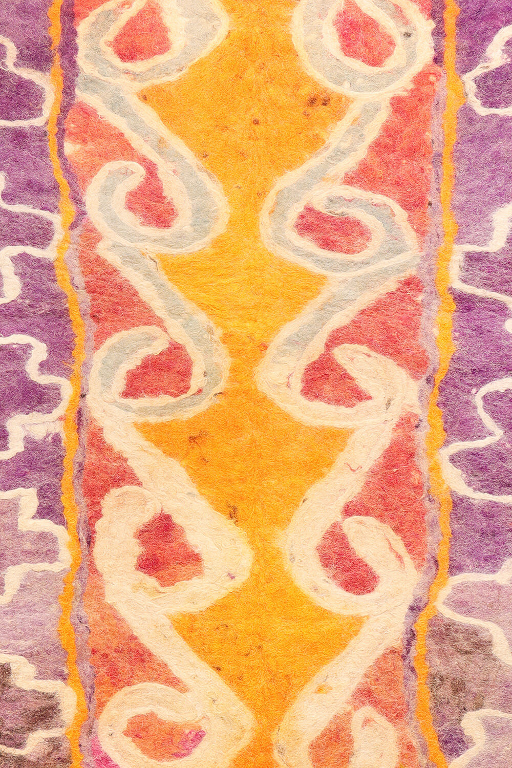 Fieltro o namad semi-antiguo Yaqub Khani Baluch, Afganistán. 244x152 cms - Imagen 4