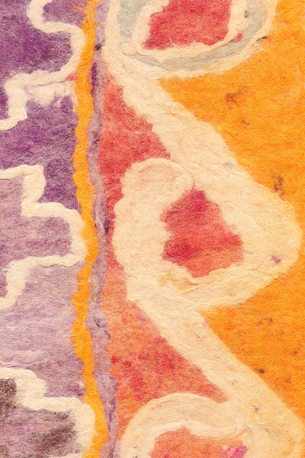 Fieltro o namad semi-antiguo Yaqub Khani Baluch, Afganistán. 244x152 cms - Imagen 5