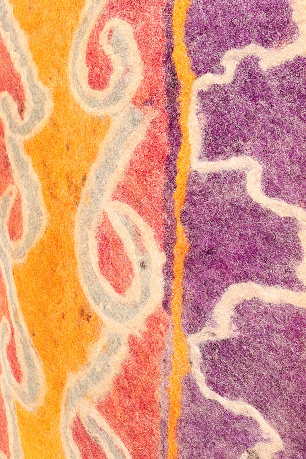 Fieltro o namad semi-antiguo Yaqub Khani Baluch, Afganistán. 244x152 cms - Imagen 6