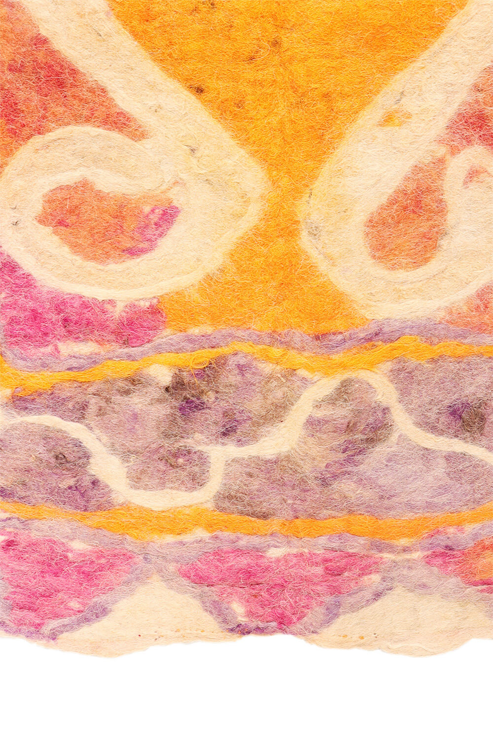 Fieltro o namad semi-antiguo Yaqub Khani Baluch, Afganistán. 244x152 cms - Imagen 8