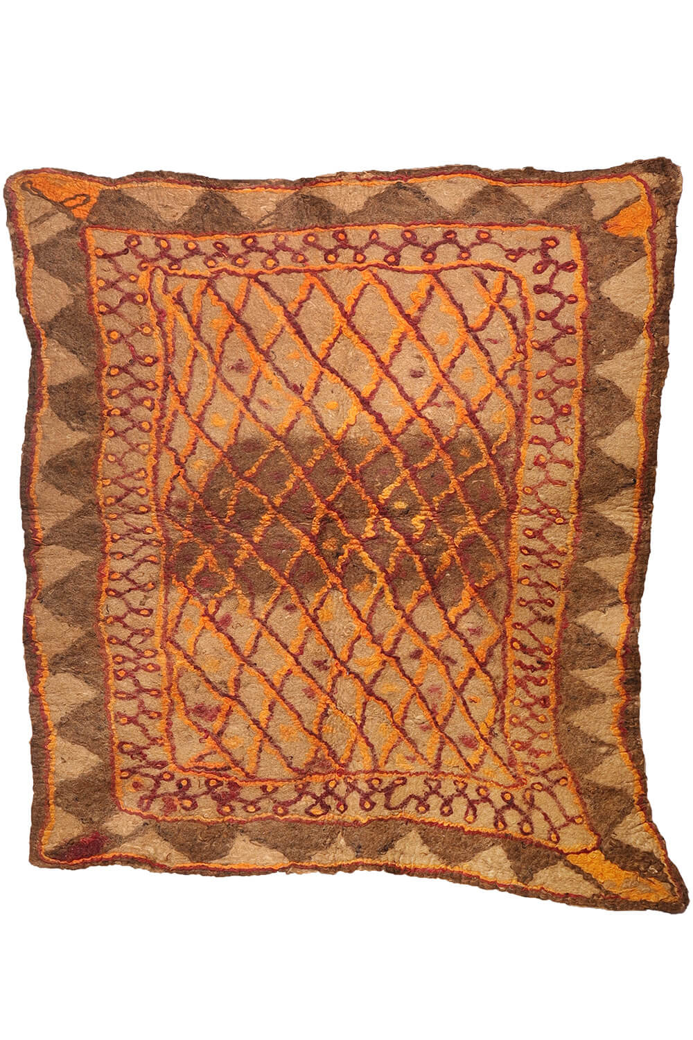 Fieltro o namad vintage Timuri Baluch, Afganistán. 187x177 cms - Imagen 2