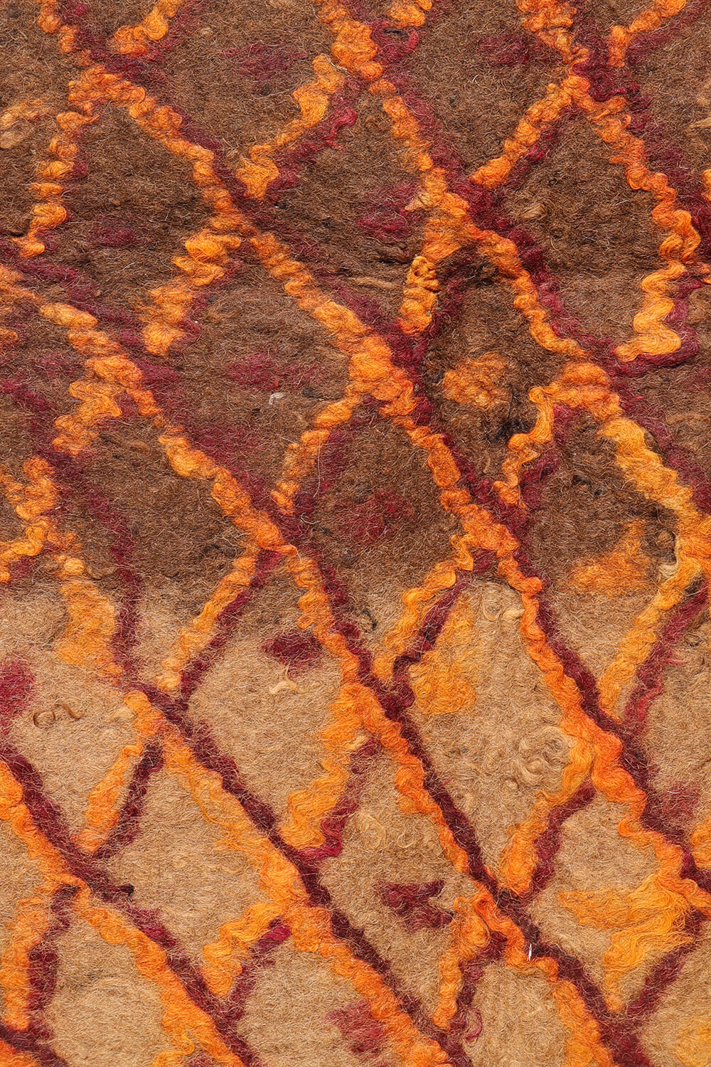 Fieltro o namad vintage Timuri Baluch, Afganistán. 187x177 cms - Imagen 3