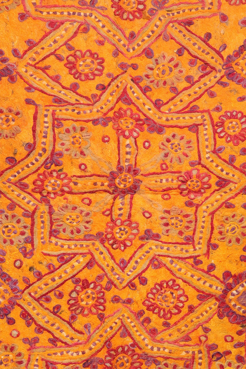 Fieltro o namad vintage Baluch de Andkhoy, Afganistán. 257x173 cms - Imagen 3