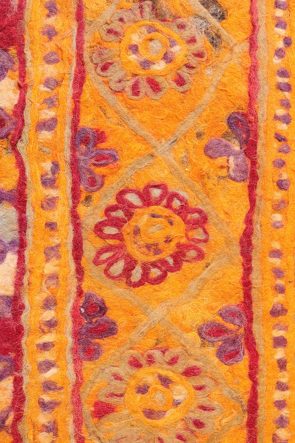 Fieltro o namad vintage Baluch de Andkhoy, Afganistán. 257x173 cms - Imagen 4