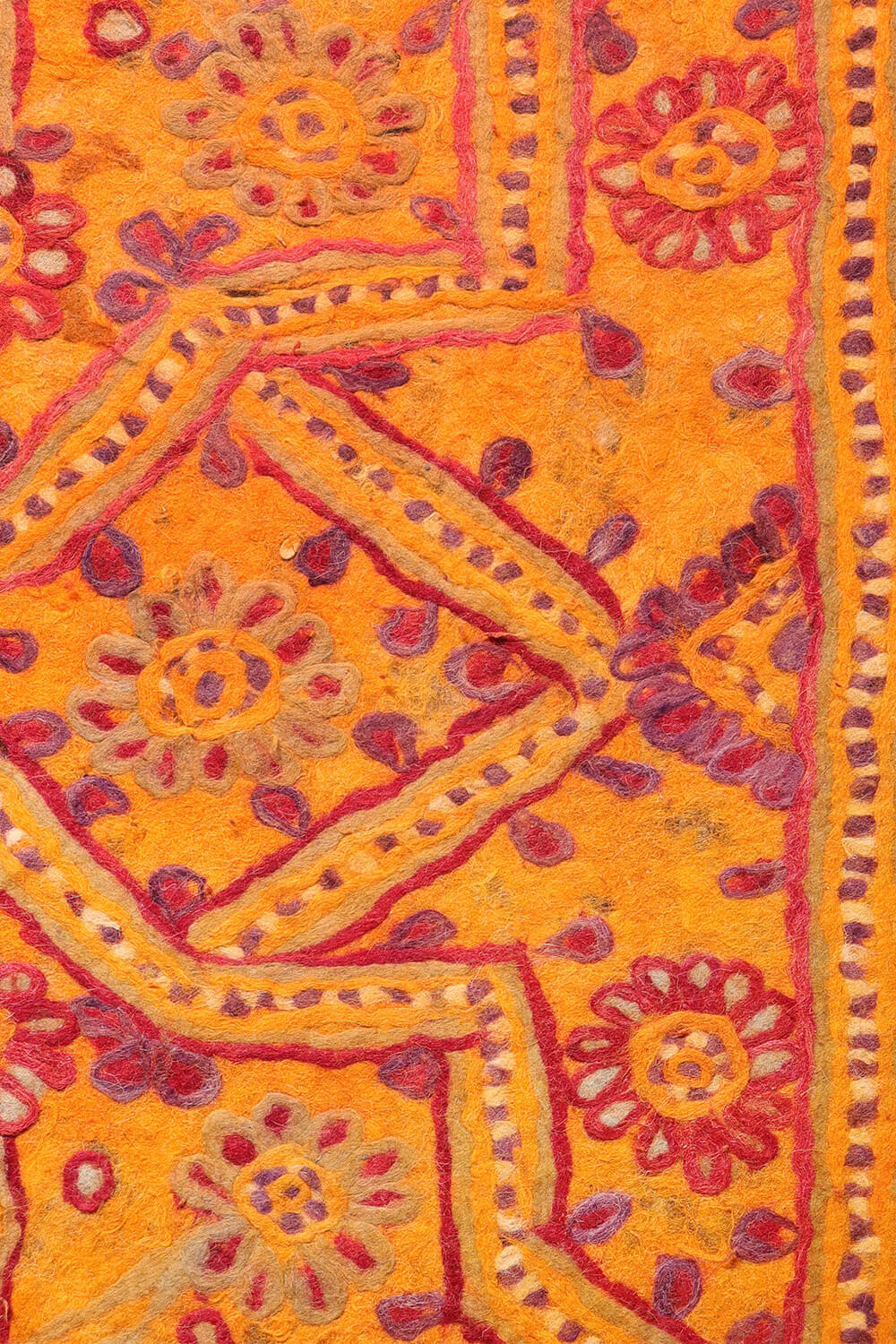 Fieltro o namad vintage Baluch de Andkhoy, Afganistán. 257x173 cms - Imagen 5