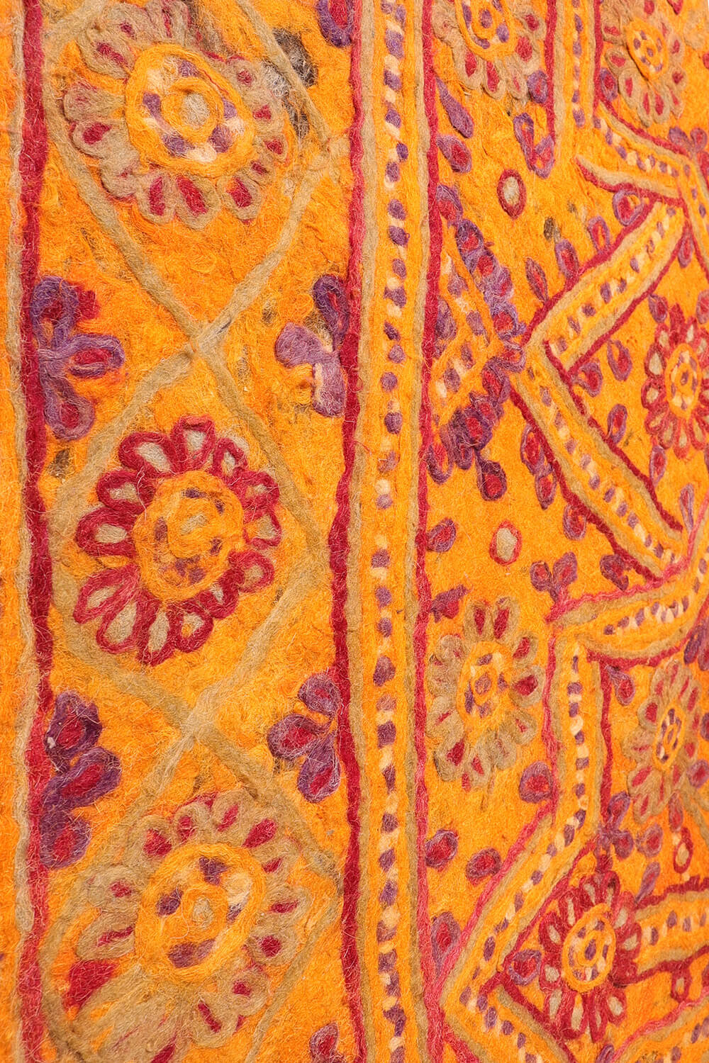 Fieltro o namad vintage Baluch de Andkhoy, Afganistán. 257x173 cms - Imagen 7