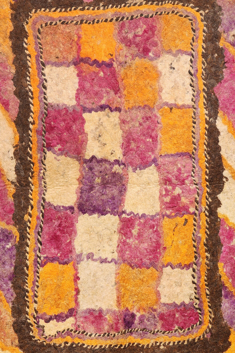 Fieltro o namad vintage Baluch de Adreskand, Afganistán. 250x200 cms - Imagen 3