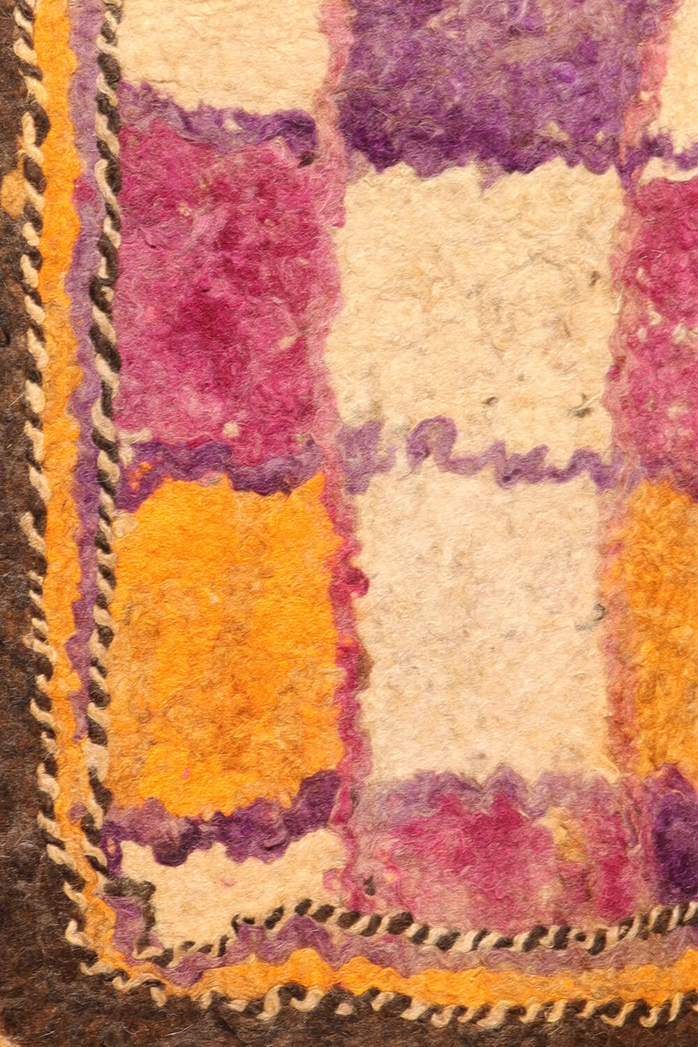 Fieltro o namad vintage Baluch de Adreskand, Afganistán. 250x200 cms - Imagen 4