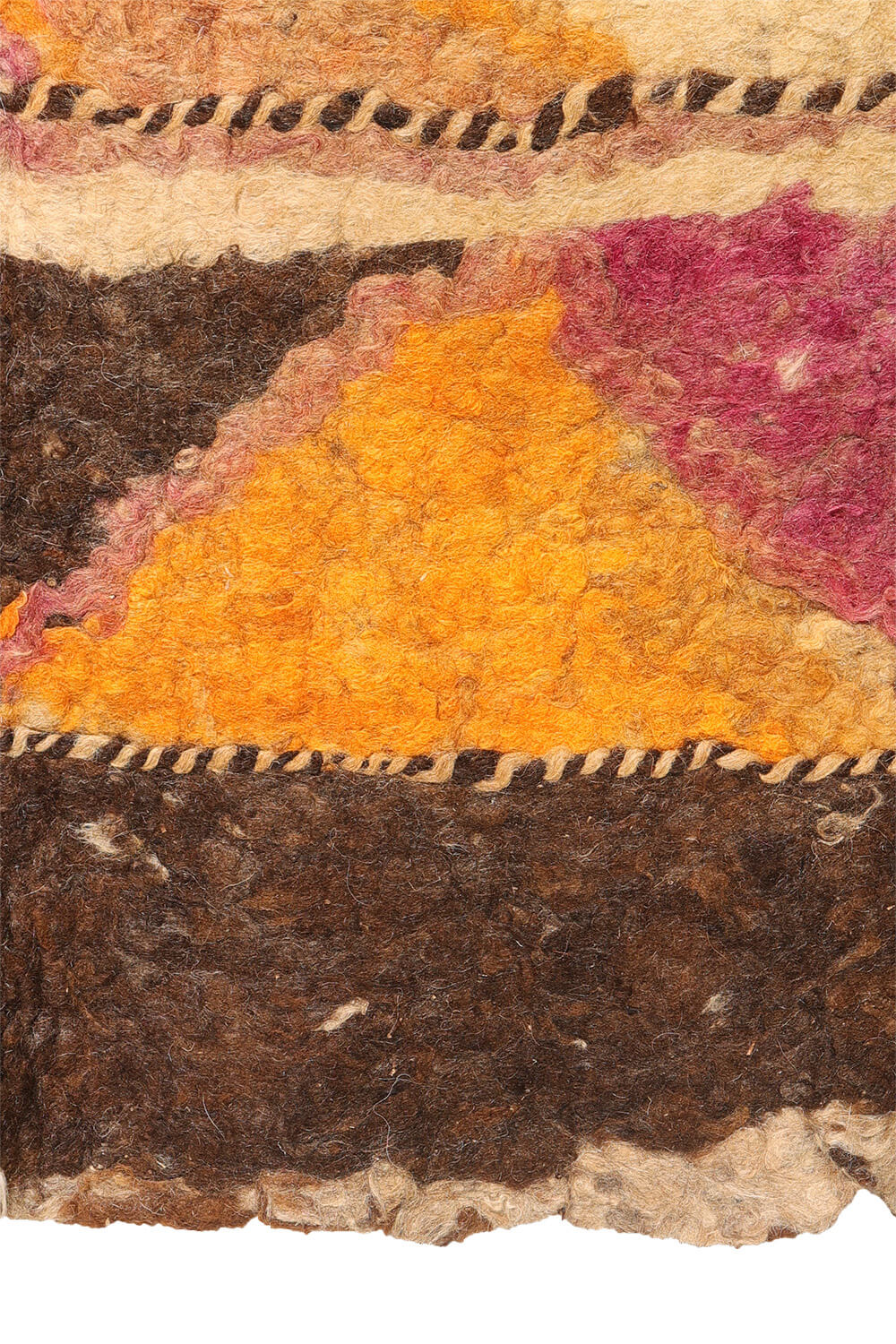 Fieltro o namad vintage Baluch de Adreskand, Afganistán. 250x200 cms - Imagen 7