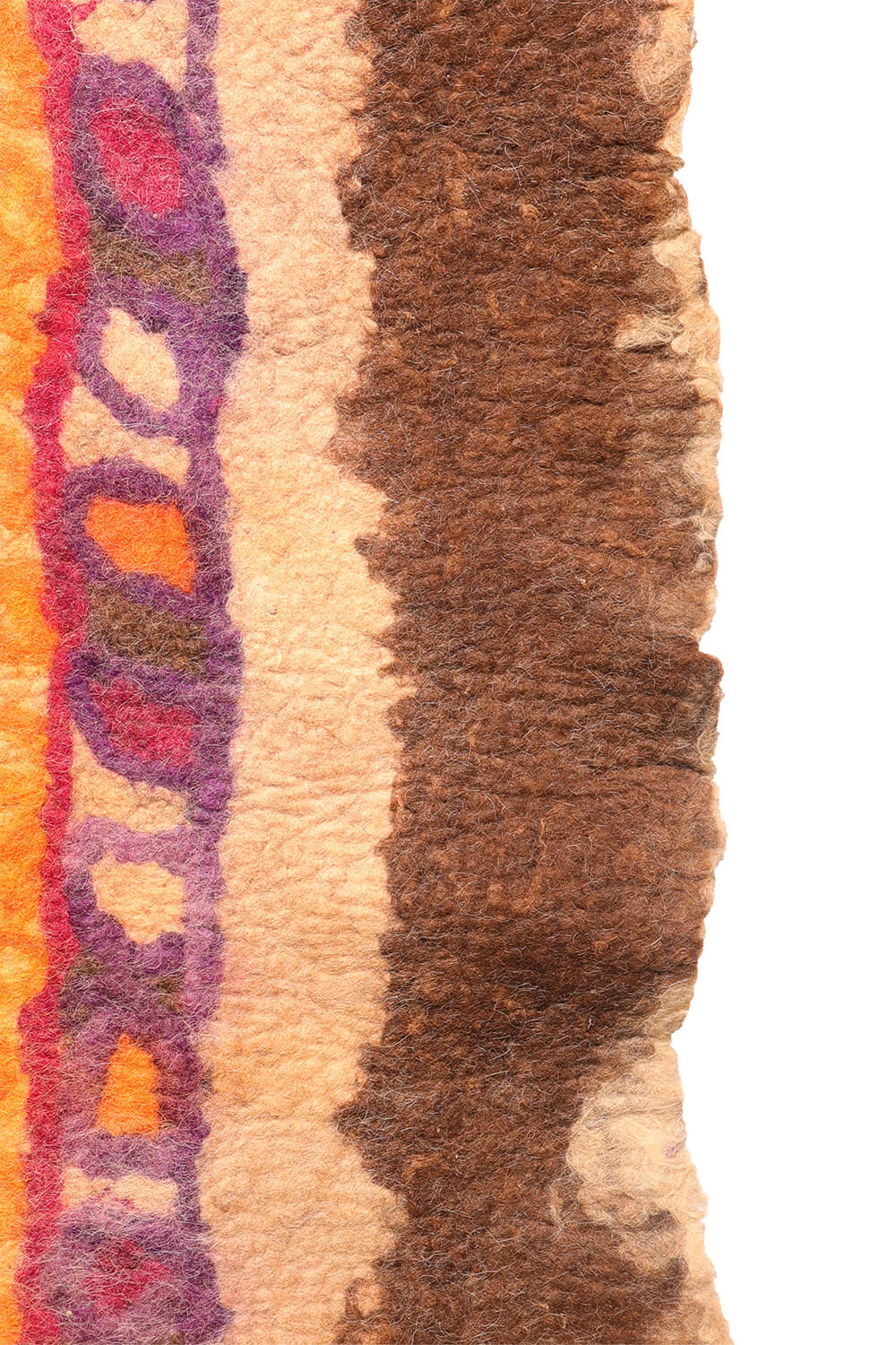 Fieltro o namad semi antiguo Taimani Baluch, Afganistán. 286x202 cms - Imagen 7