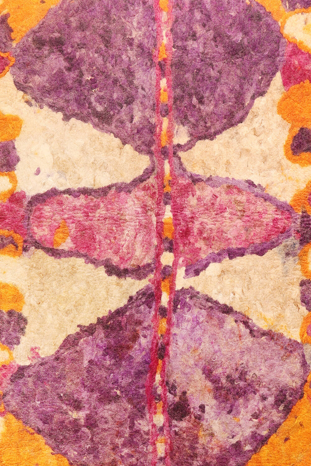 Fieltro o namad semi-antiguo taimani Baluch, Afganistán. 320x180 cms - Imagen 3