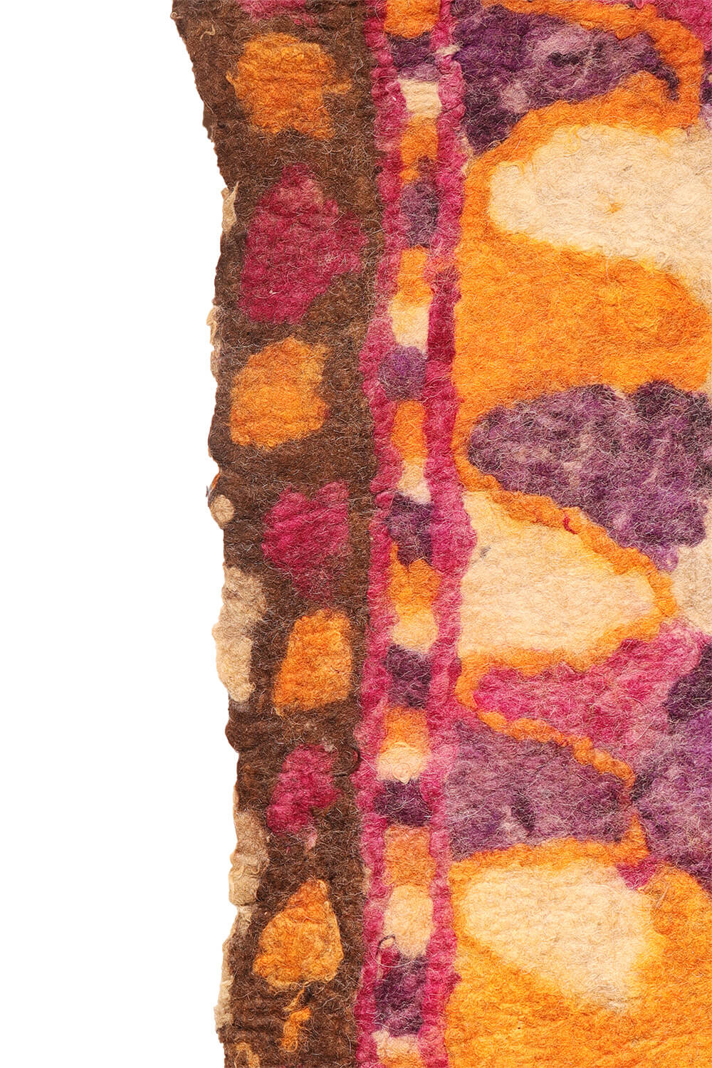 Fieltro o namad semi-antiguo taimani Baluch, Afganistán. 320x180 cms - Imagen 6