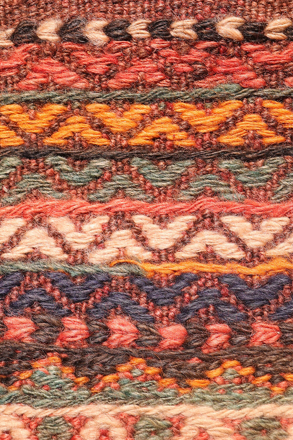 Semi-antique Arabic Shiraki kilim from Iran. 222x149 cms - Image 6