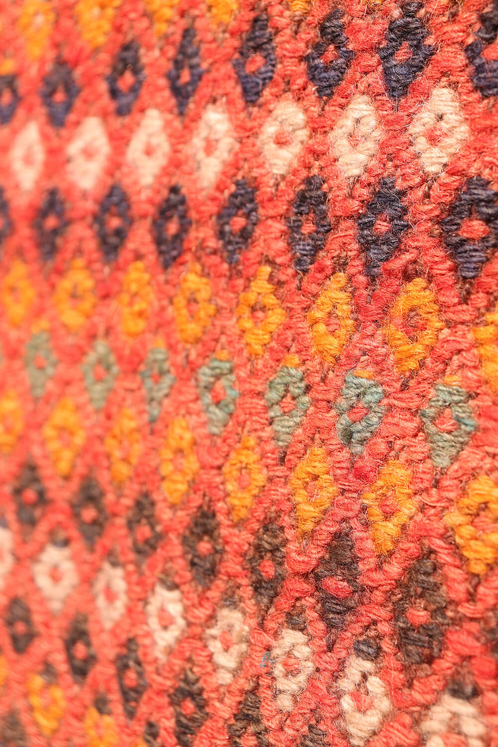 Semi-antique Arabic Shiraki kilim from Iran. 222x149 cms - Image 7