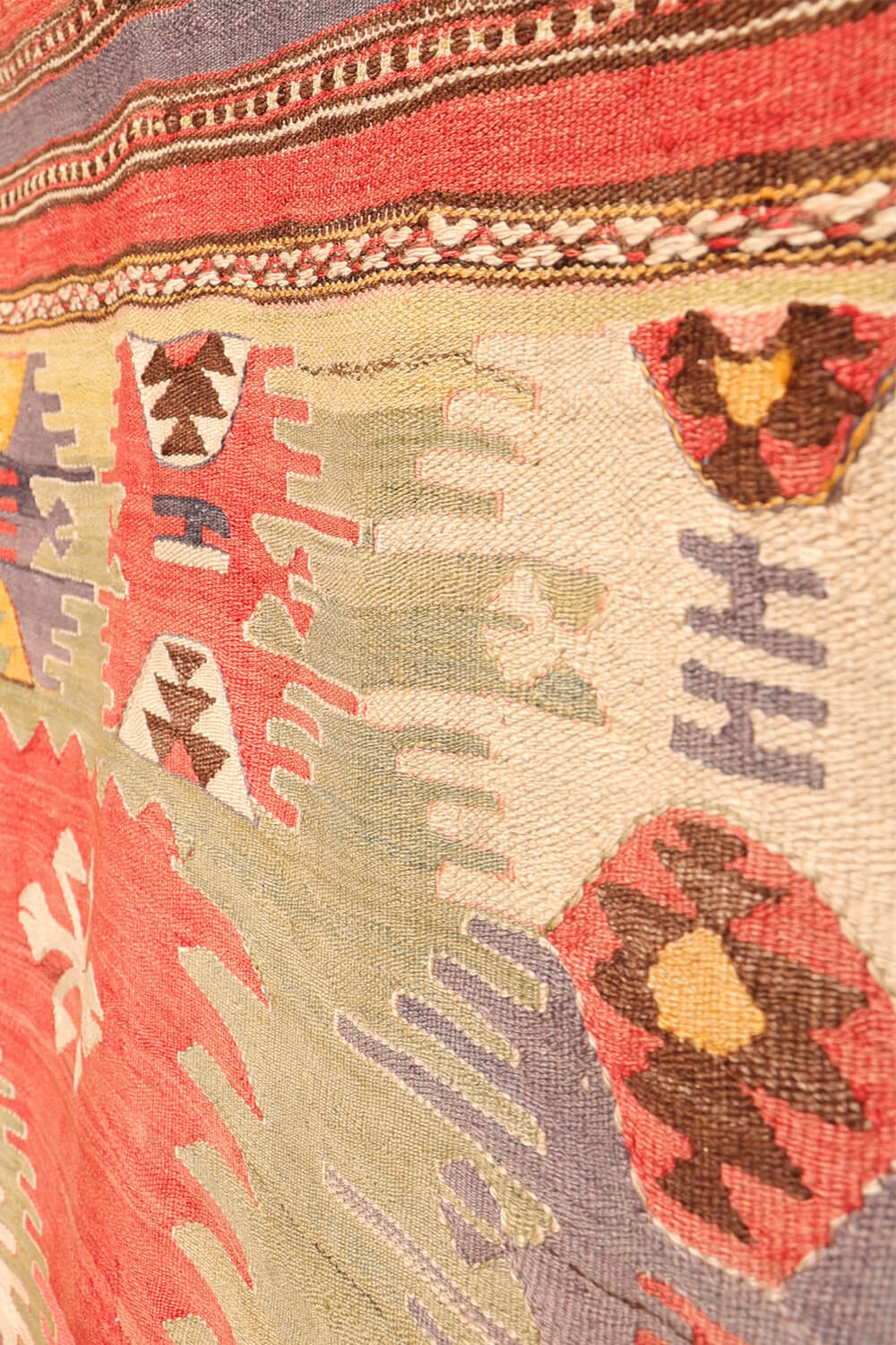 Antique Dazkiri kilim from Turkey. 235x155 cms - Image 10