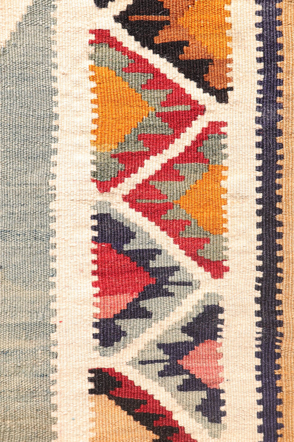 Semi-antique Qashqai kilim from Iran. 240x150 cms - Image 10