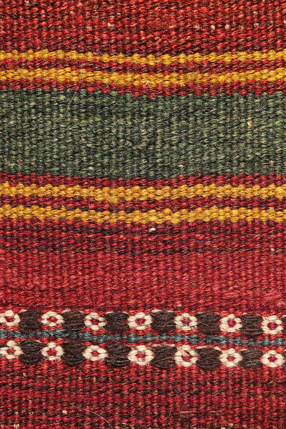 Antique Uzbek kilim from Afghanistan, 205x170 cms - Image 5