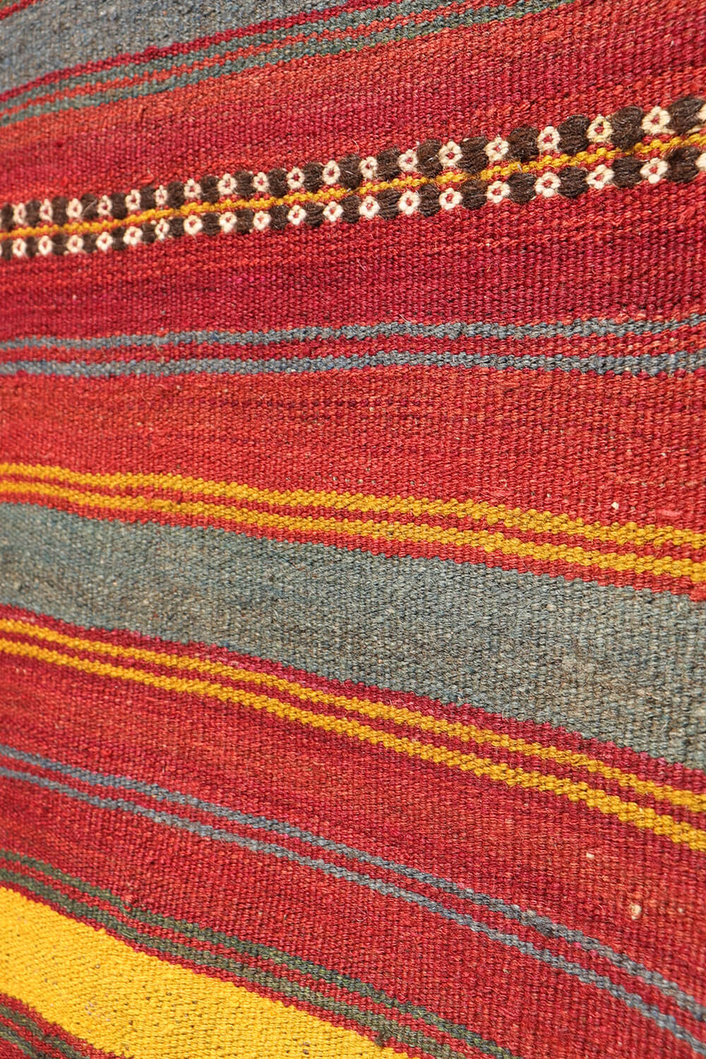 Antique Uzbek kilim from Afghanistan, 205x170 cms - Image 6