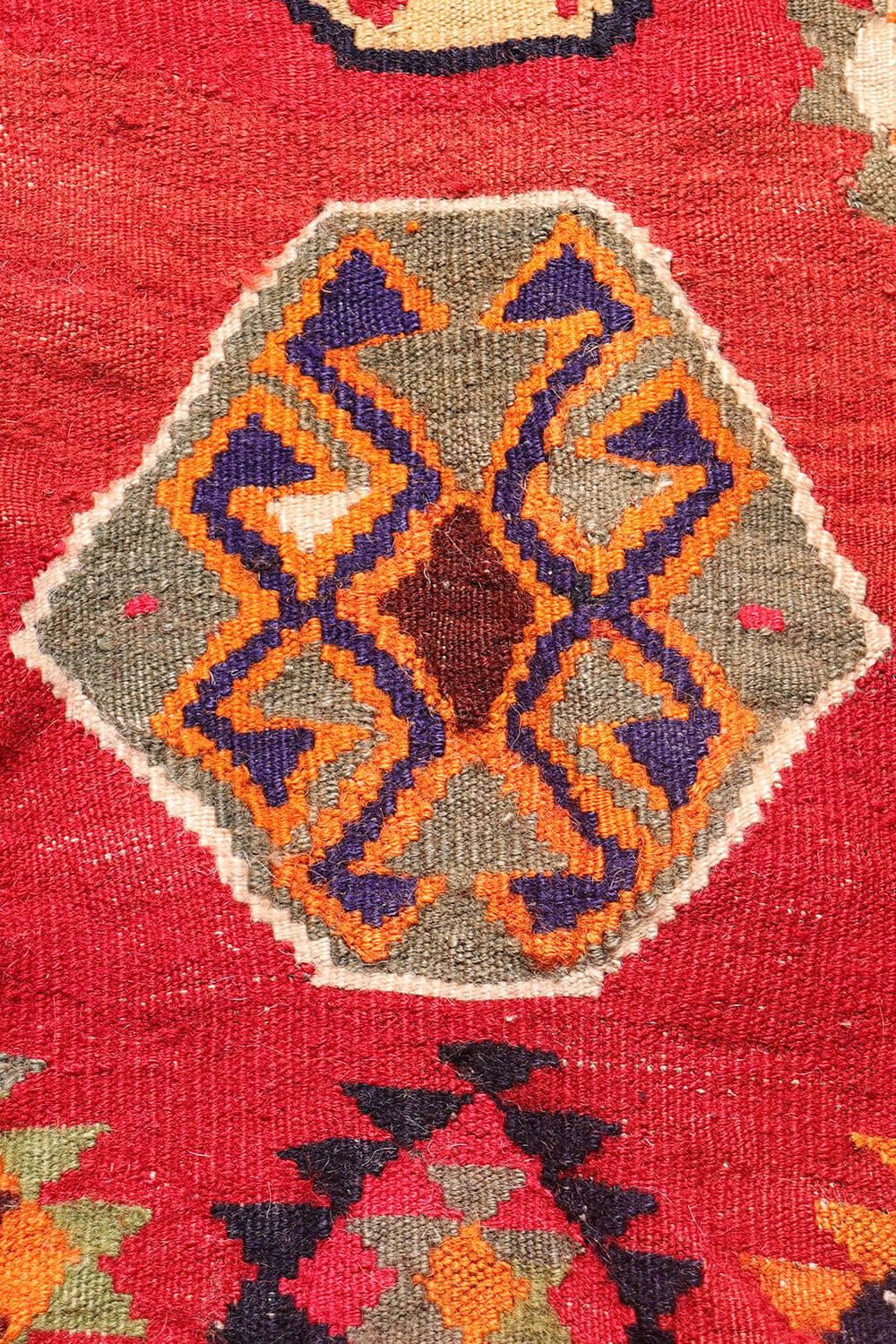 Vintage Qashqai kilim from Iran.215x148 cms - Image 5