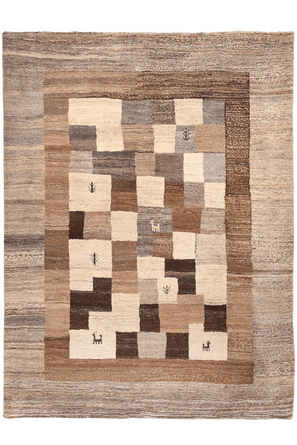 Qashqai gabbeh from Iran. 238x180 cms - Image 8