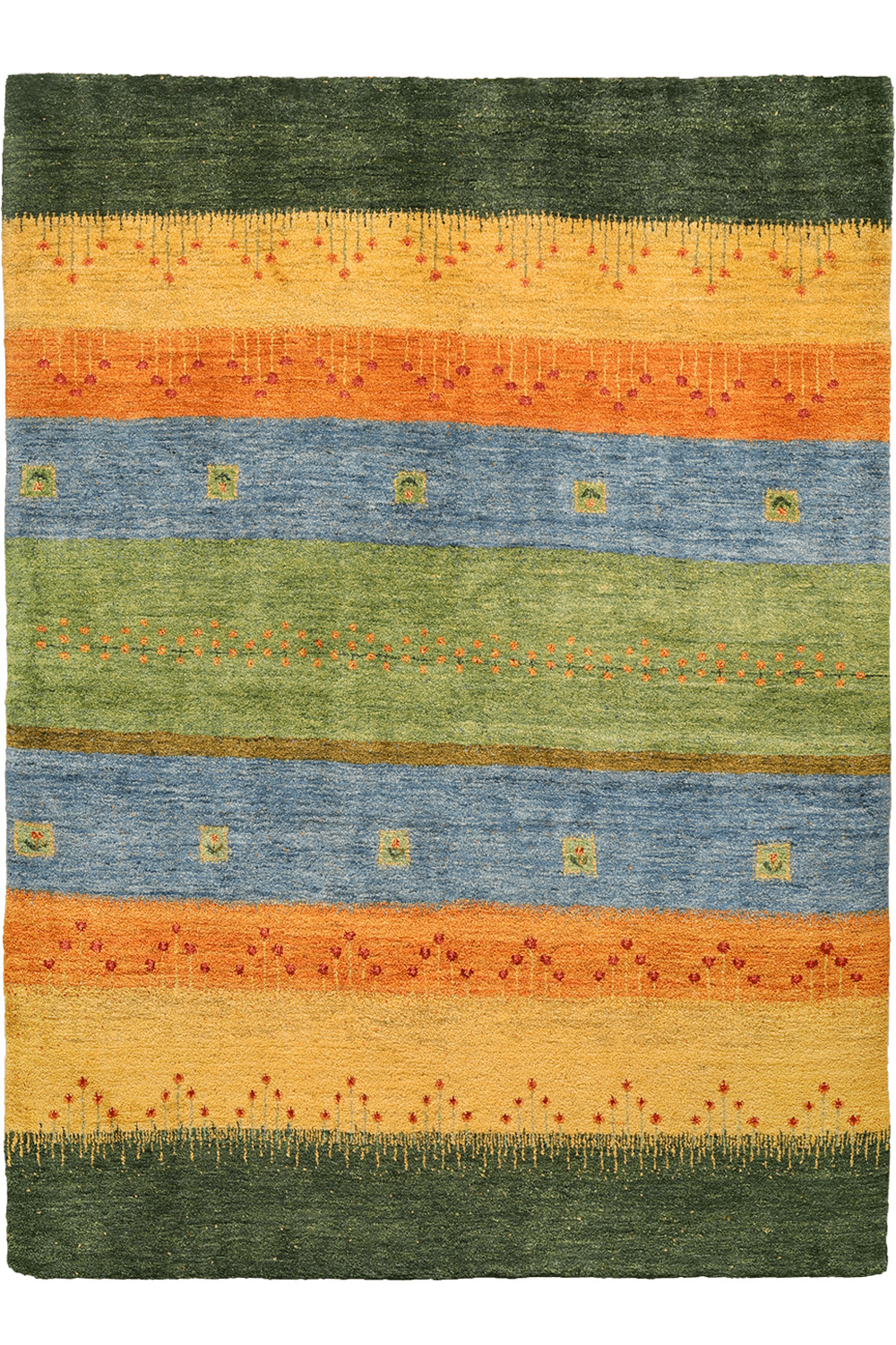 Persian Qashqai gabbeh from Iran. 227x169 cms - Image 2