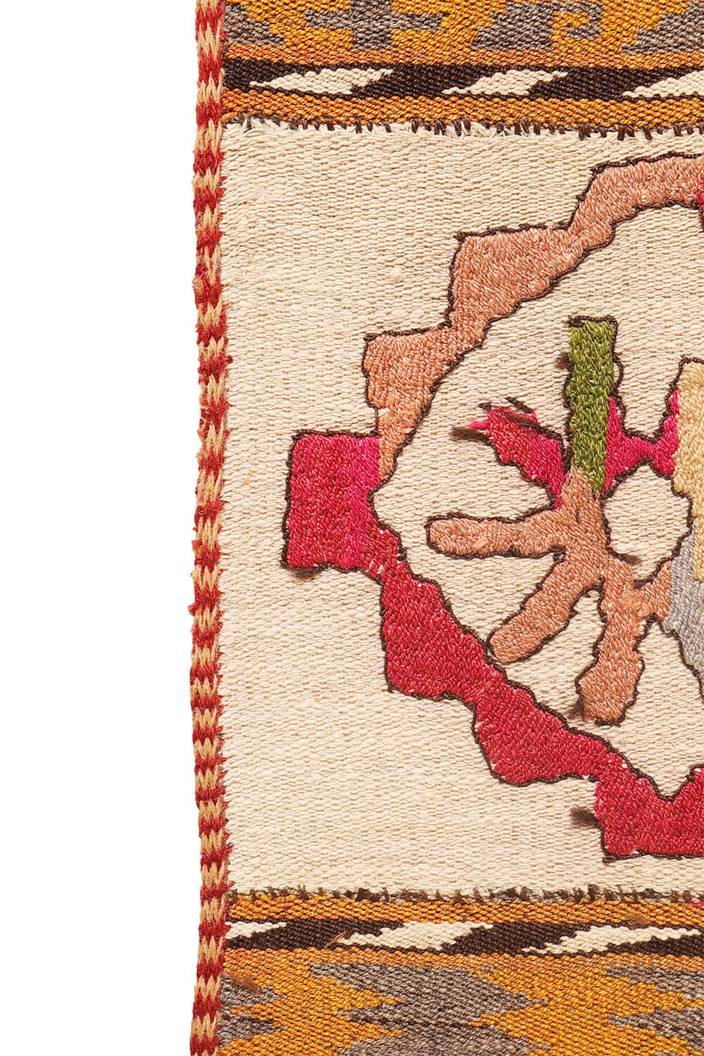 Gajeri or ghudjeri Lakai antiguo, Uzbekistán. 214x143 cms - Imagen 8